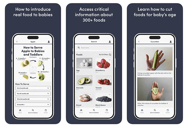 Screenshots of Solid Starts, one of the best apps for moms