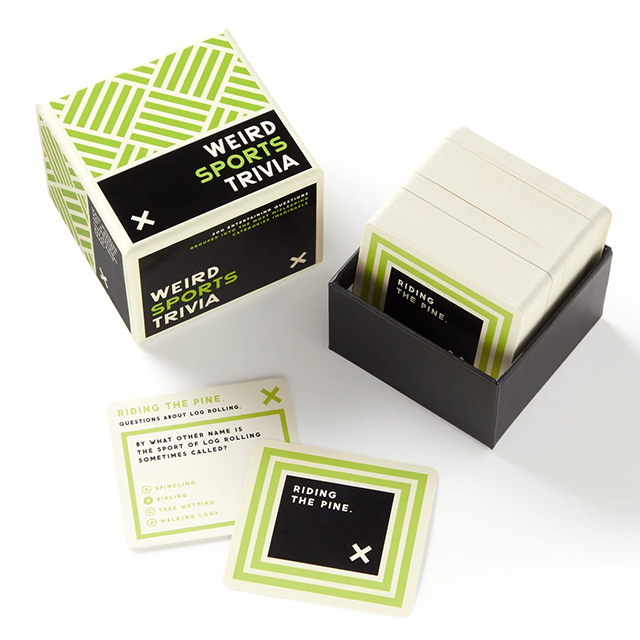 Weird Sports Trivia is one of the best gifts for grandpa