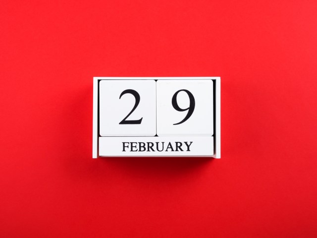 a picture of February 29th, a day that only happens during a Leap Year