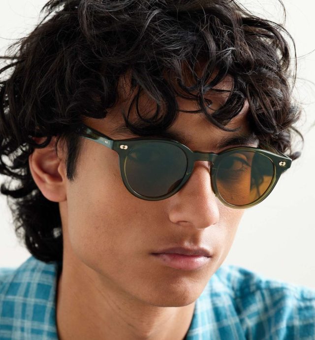 person wearing the sunglasses