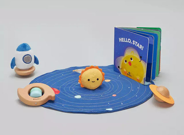 KiwiCo's Sensory Solar System Set is one of the best newborn baby gifts